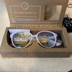 The Book Club Lilac Glasses w/ Anti-Glare Lenses, NIB!